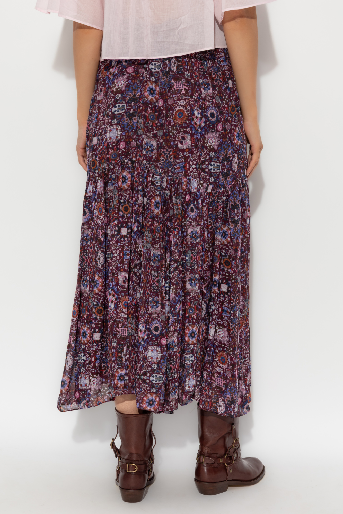 スカート Marant Etoile Brigitte Viscose Skirt BRIGITTE SKIRT Woman ecru | ISABEL MARANT Official online store
